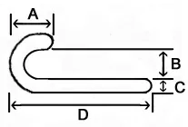 Stock J-Shaped Extruded Plastic Profiles Stock J-Shaped Extruded Plastic Profiles