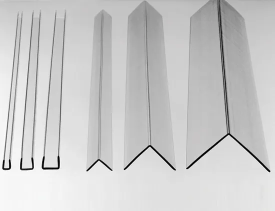 6 polycarbonate stock angles and channels resting on a white background 6 polycarbonate stock angles and channels resting on a white background