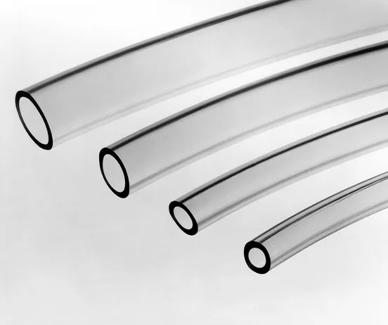 4 Sizes of Round PETRO-BLEND Clear PVC/Urethane stock tubing