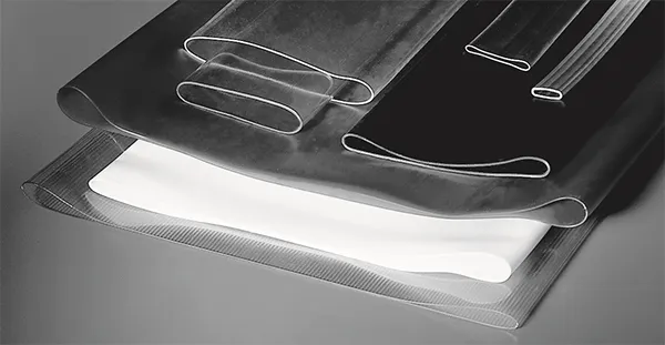 Custom extruded layflat tubing