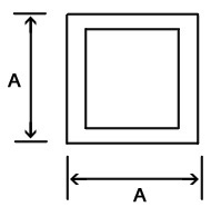 Stock Square Extruded Plastic Profiles Stock Square Extruded Plastic Profiles
